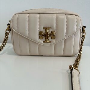 Tory Burch Kira Mini Leather Crossbody Camera Bag